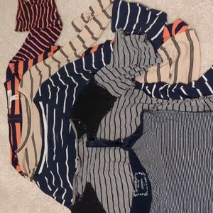 Maternity Bundle Striped Tops